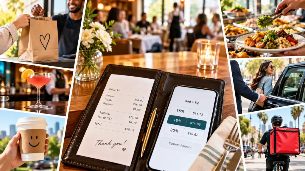 美國餐廳小費怎麼給？Tip 比例、外帶、咖啡店、Buffet、Bar、Uber 一次看 image 1