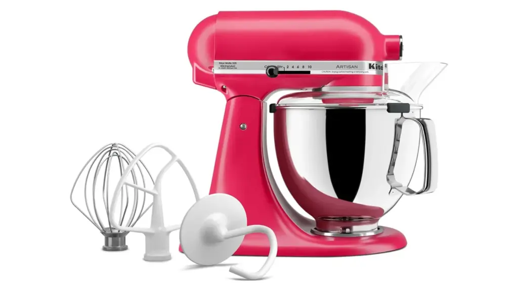 KitchenAid Mixer 打折了！多款顏色折扣中！Amazon KitchenAid Artisan 5-Qt 最新優惠｜Hibiscus 桃紅色 Stand Mixer 功能、配件與熱門配色整理 image 1